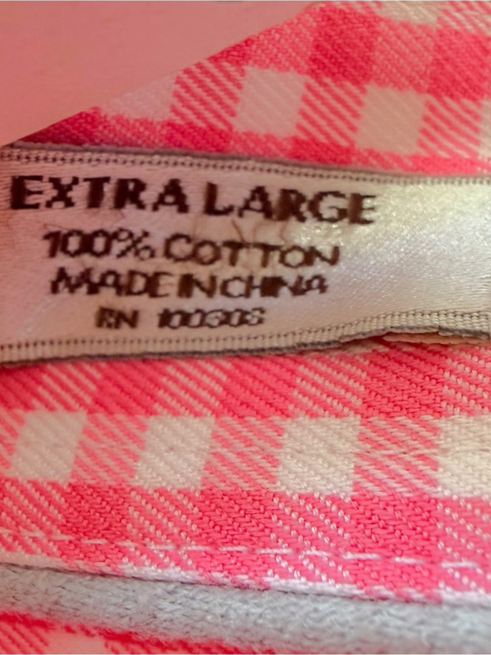 Peter Millar Pink White Gingham Nanoluxe Button Down Shirt XL - Picture 4 of 10